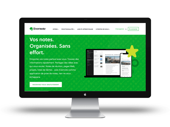 Evernote est une application d'organisation de travail qui vous aide à y voir plus clair