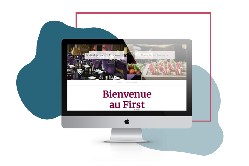 Notre agence de communication digitale travaille à la mise à jour du site internet Le First Paris