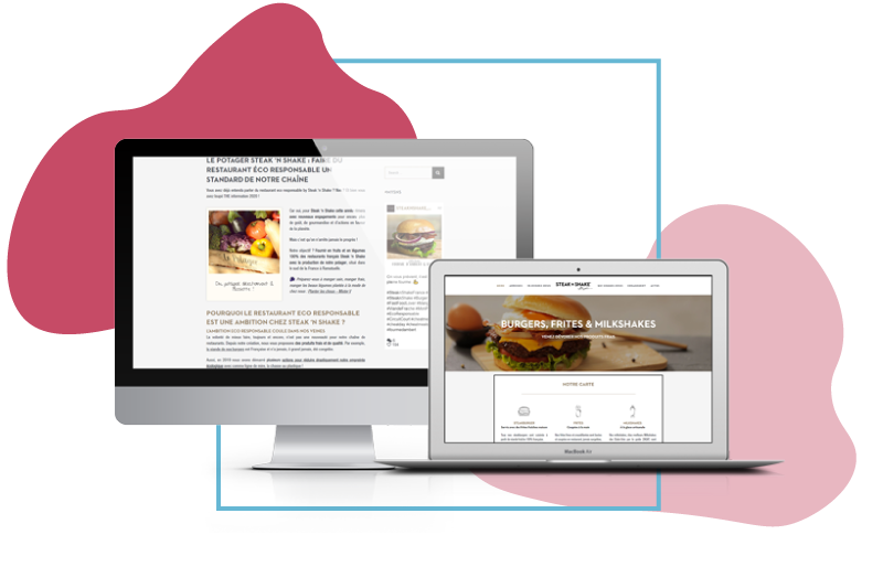 Notre agence de communication digitale rédige les articles de blog Steak 'n Shake