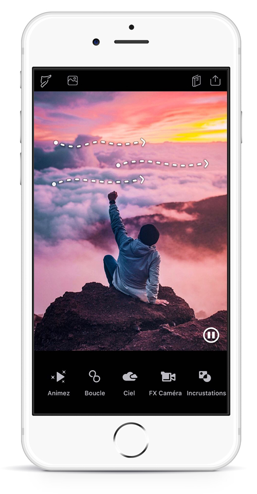 Applications pour feed Instagram : animez vos photos avec Enlight Pixaloop