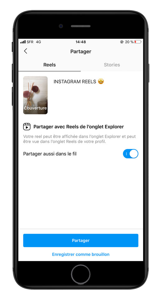 Comment publier votre reels Instagram ?