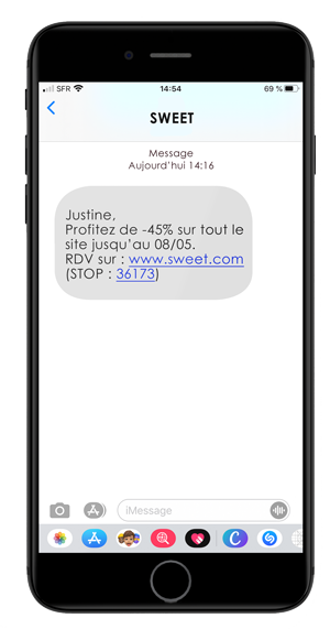 Campagne de SMS marketing