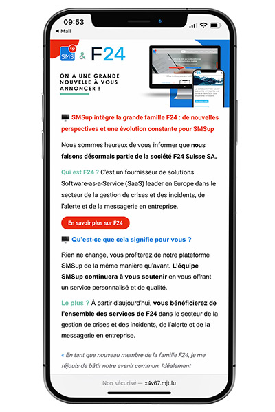 Email de notification