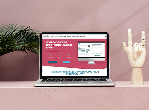 SEO landing page réalisée par l'agence Jadéclo.